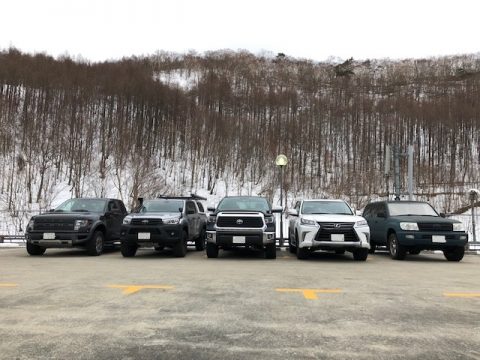 flexdreamデモカー　集合写真